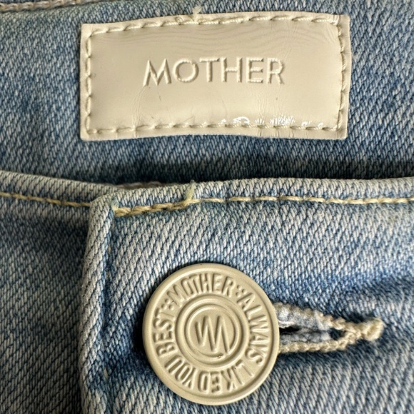 MOTHER The Stunner Ankle Fray in Crafty Side sz 25 - Picture 10 of 14
